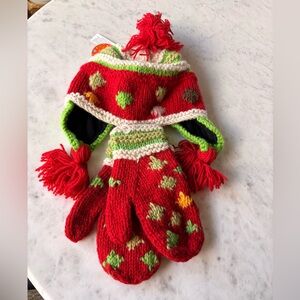New With Tags, Seasons Of Cannon Falls, Wool Hat And Mittens set